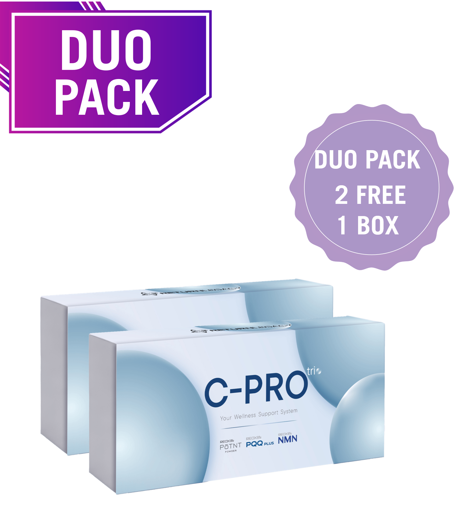 REOXlife C PRO Trio (2 DUO PACK FREE 1 BOX)